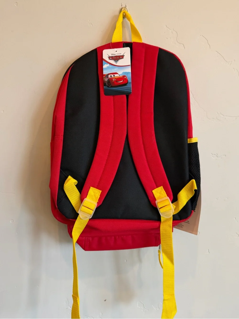 DISNEY Lightning McQueen Cars Backpack & Insulated Lunch Bag Set